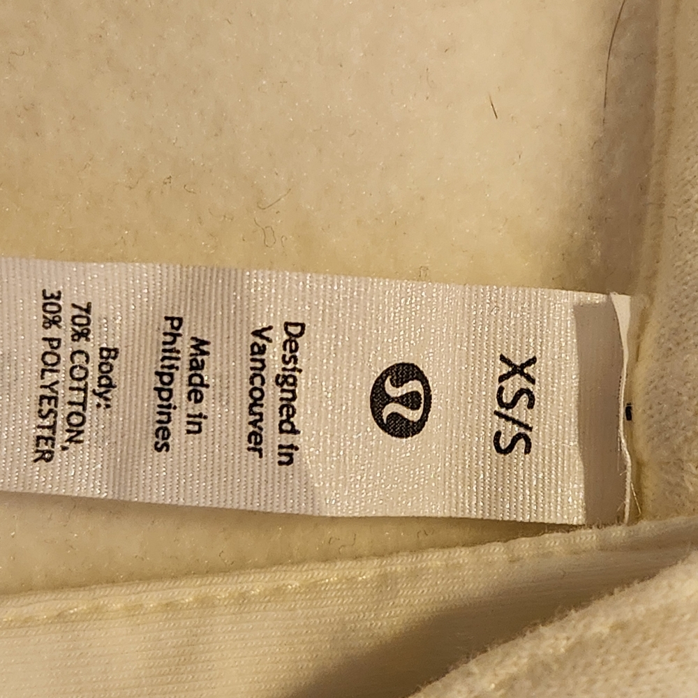 Lululemon oversized scuba full zip hoodie, color: Lemon Sorbet - Picture 3 of 14